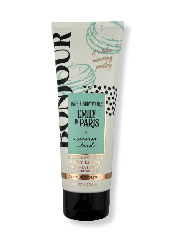 B&amp;B Works / Body Cream   Emily In Paris  Macroon Cloud   8 Oz