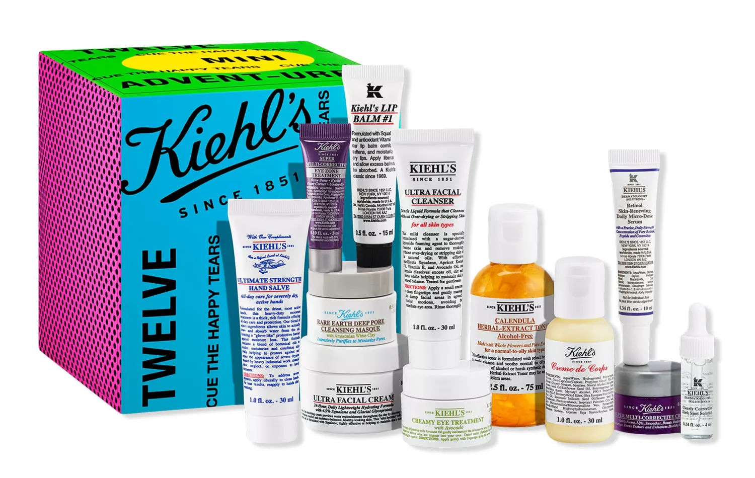 Kiehls/Cue Twelve Mini Adventures