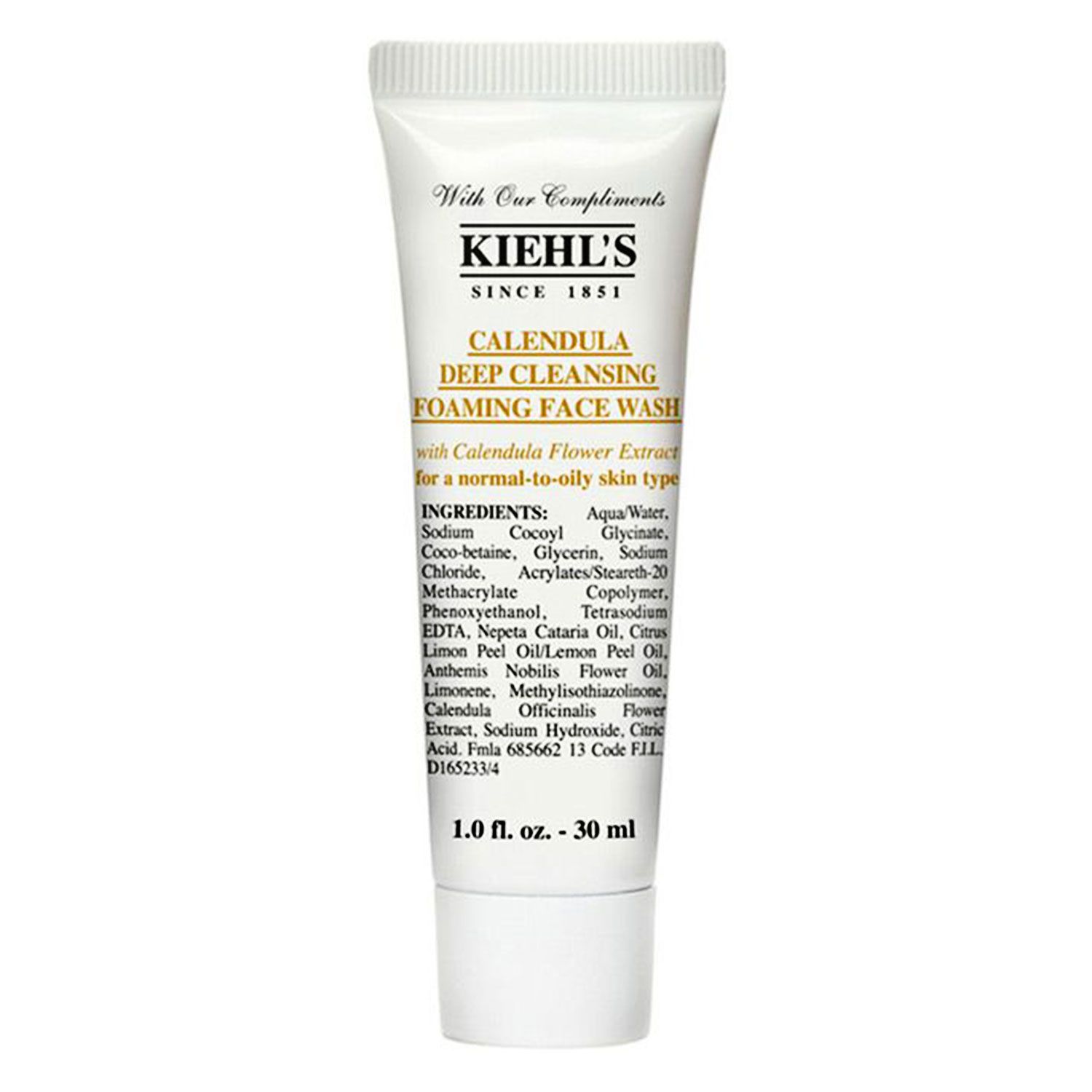 Kiehls /Calendula Deep Cleansing Foaming Face Wash 1 Oz