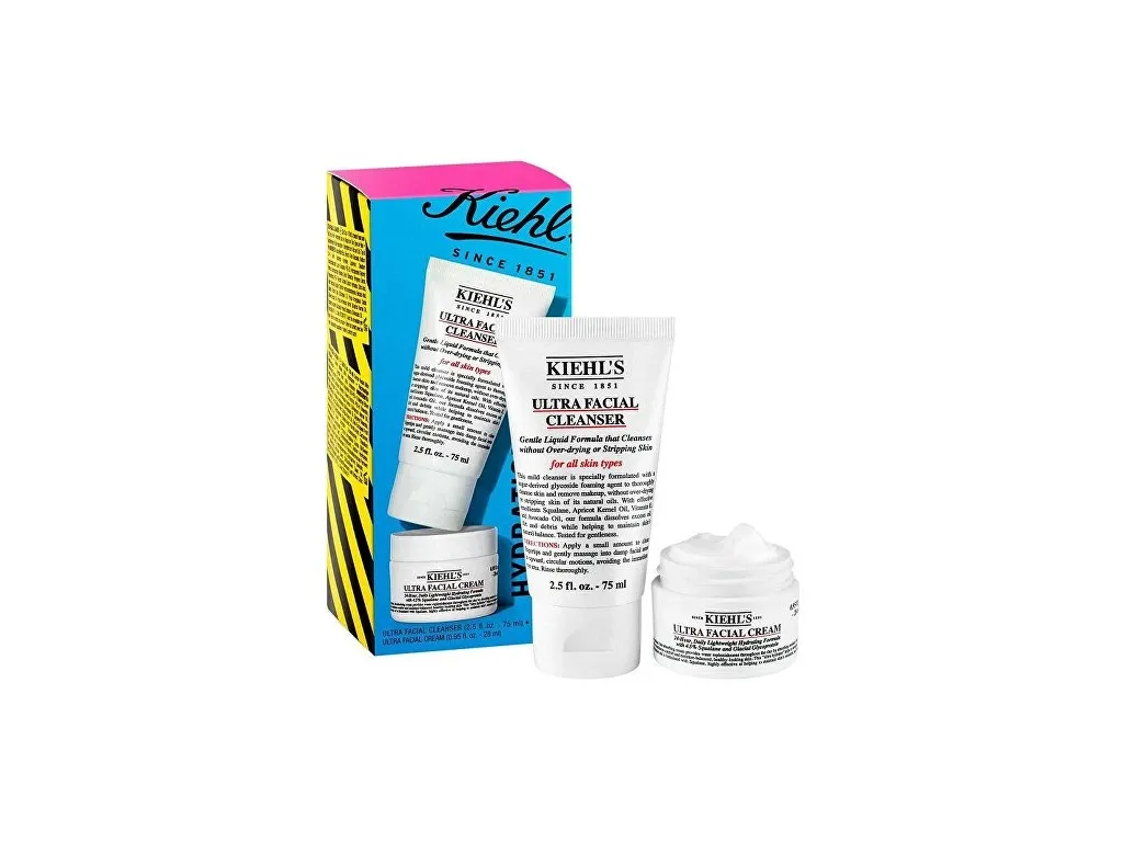 Kiehls /Ultra Hydrating Duo Fcial Cleanser &amp; 72-Hour Moisturizer