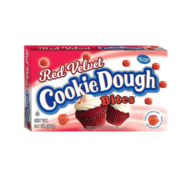 Cookie Dough Bites Red Velvet Egg Free