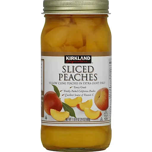 KIRKLAND SIGNATURE SLICED PEACHES