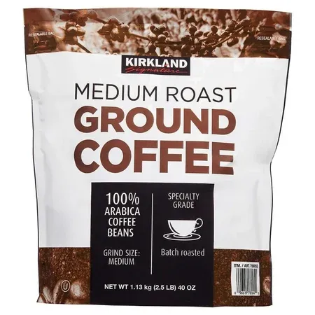 KIRKLAND SIGNATURE MEDIUM ROAST GROUND COFFE
