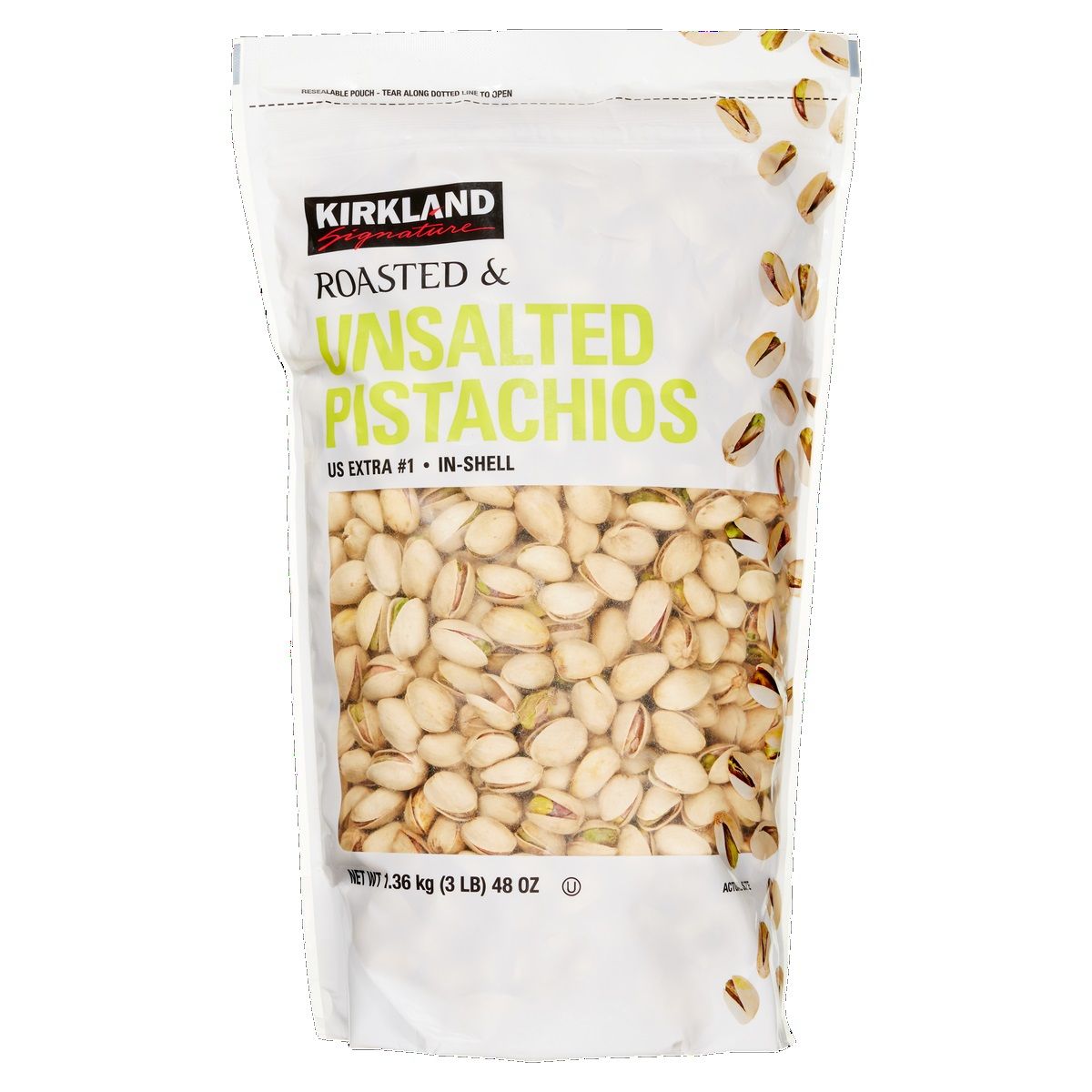 UNSALTED PISTASHIOS 1.36KG