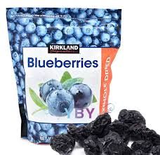 KIRKLAND WHOLE DRIED BLUEBERRIES