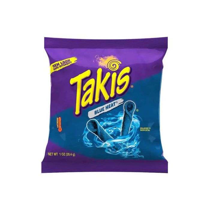 Takis Blue Heat Hot Chili Pepper, 28.4g, 12ct