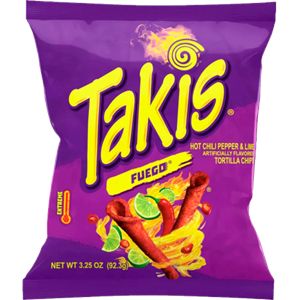 Takis Fuego 3.25 oz , 92.3 g, 40 ct / 1744110