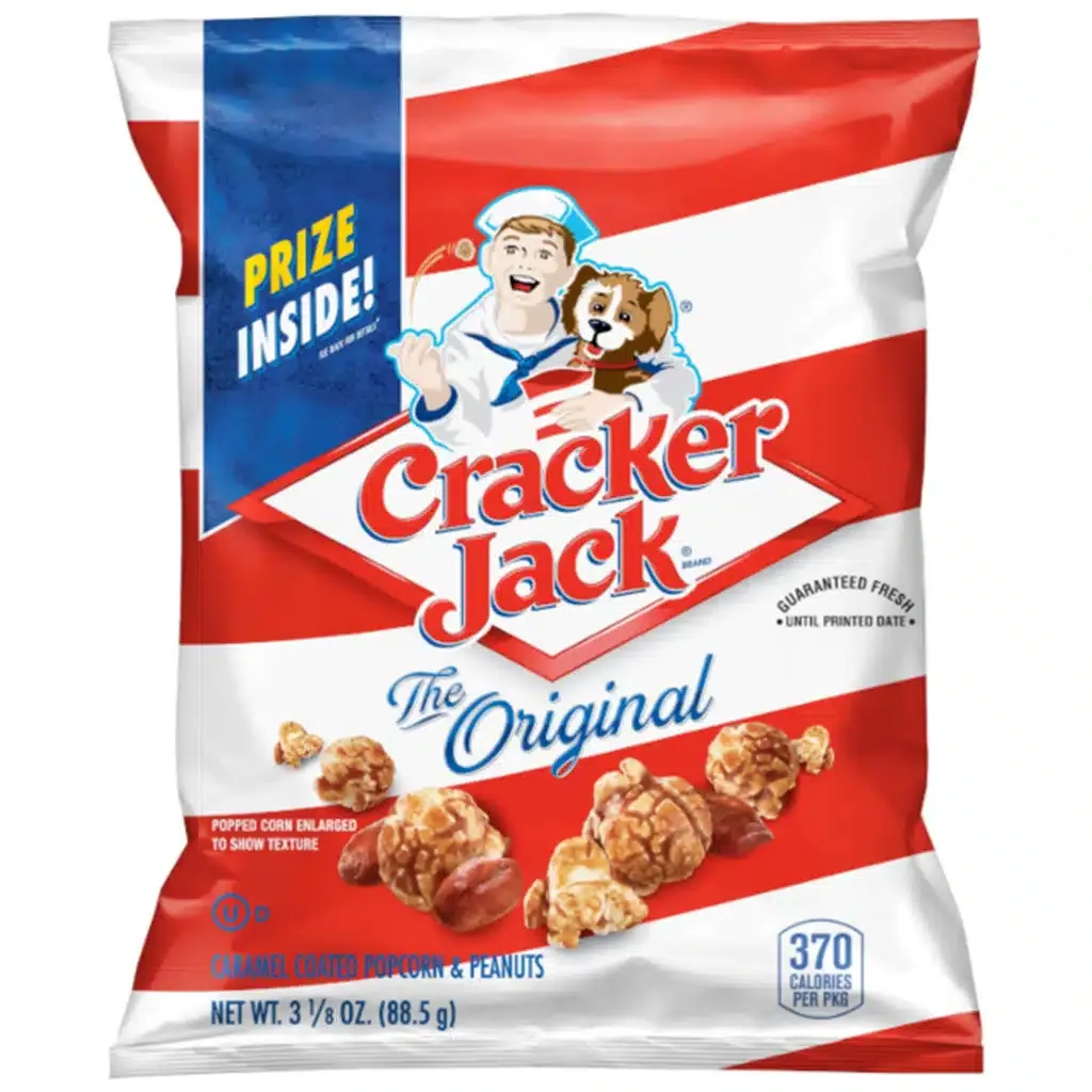 CRACKER JACK CARAMEL COATED POPCORN &amp; PEANUTS