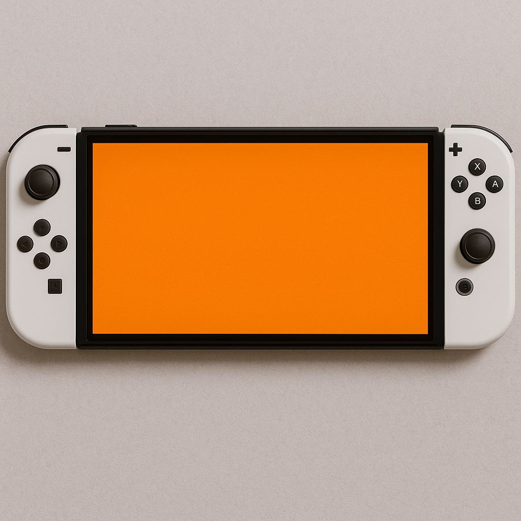 Zeigt nur orangenes Bild