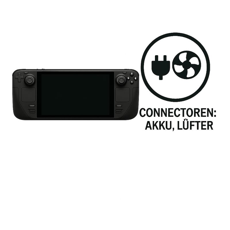 Steam Deck - Connectoren: Akku, Lüfter Steam Deck - Connectoren: Akku, Lüfter