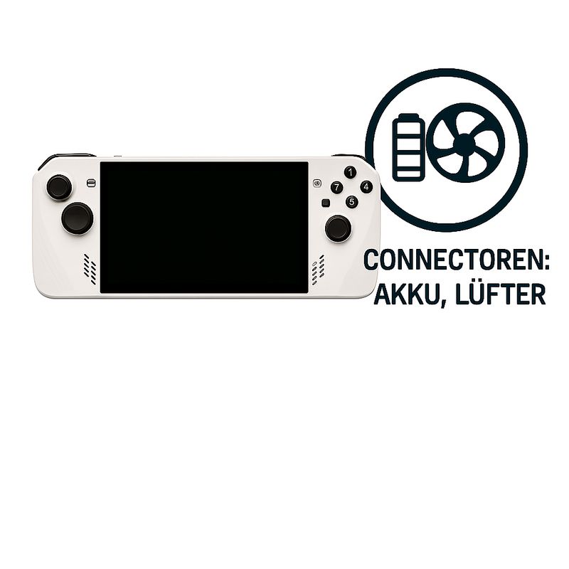 ROG Ally - Connectoren: Akku, Lüfter ROG Ally - Connectoren: Akku, Lüfter