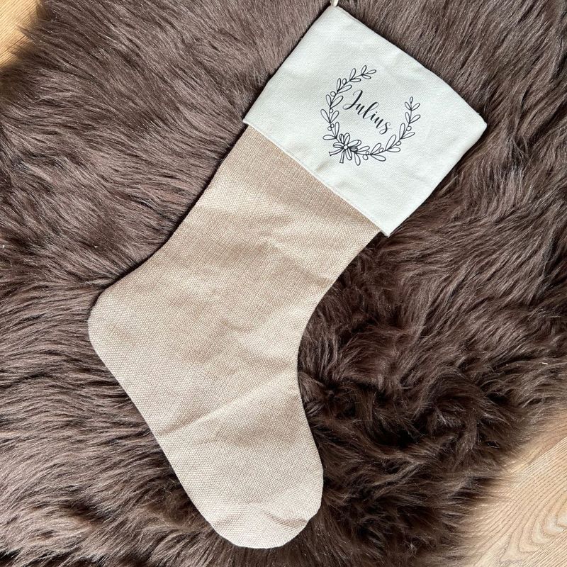 Nikolaussocke "Jute"