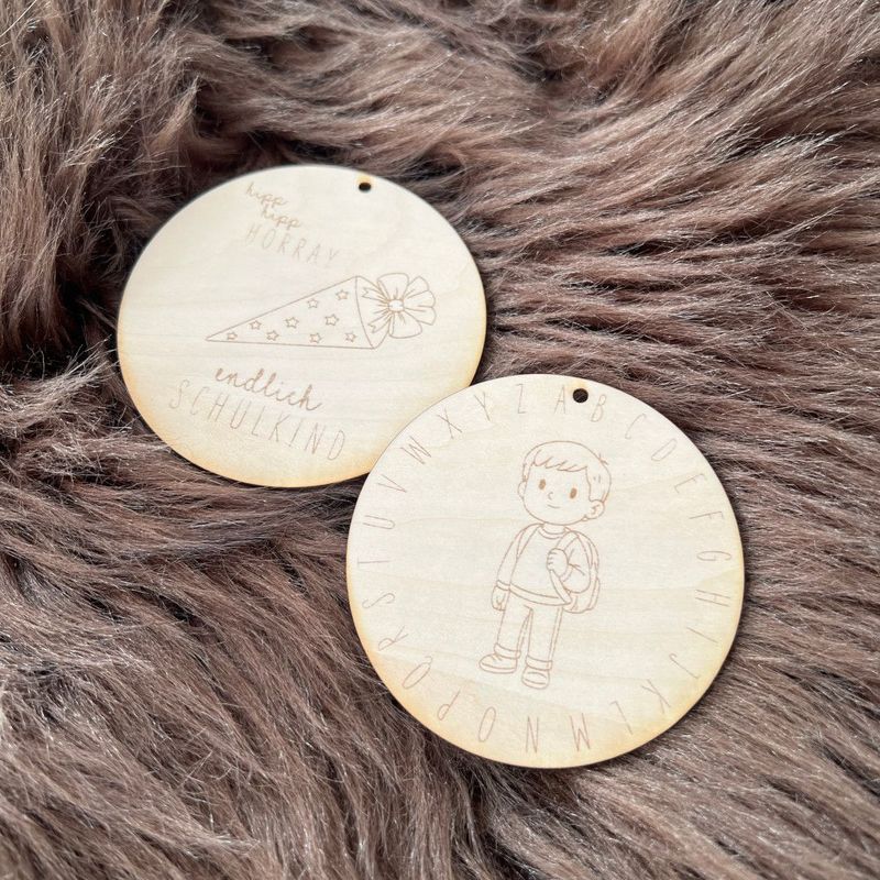 Holzschild "Schulkind"