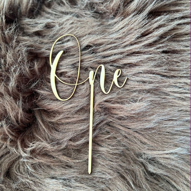 Cake Topper "Number"