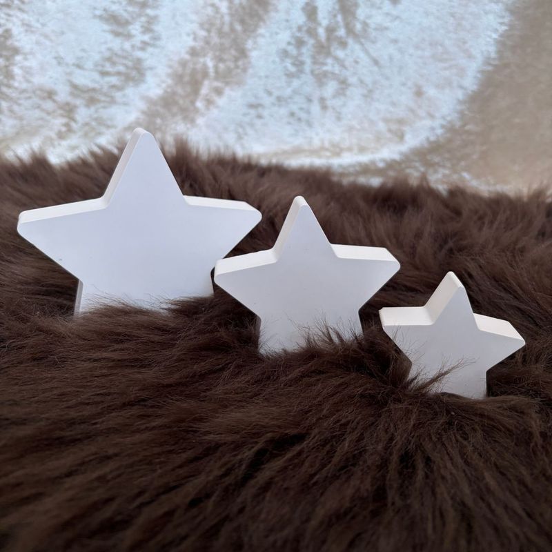 Keraflott Sterne (3 Größen, Weiß)