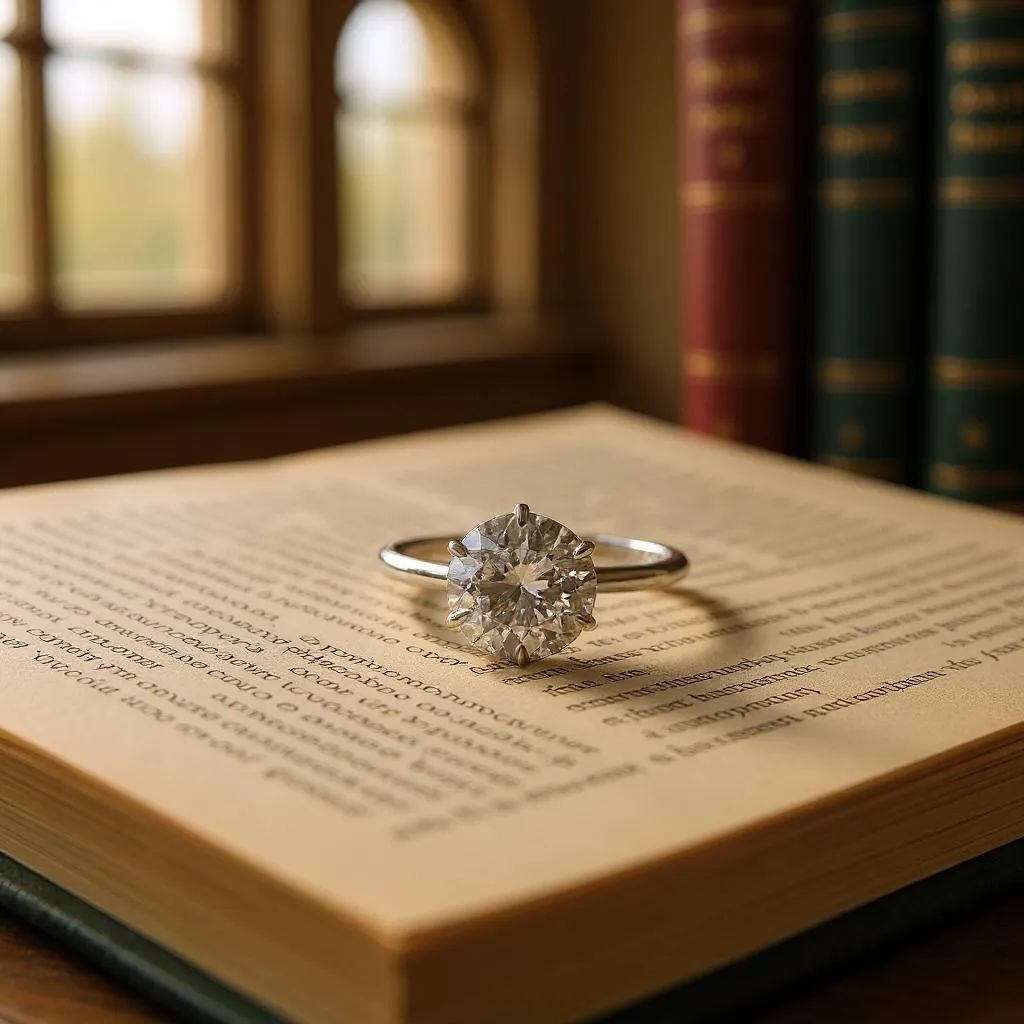 9ct White Gold Solitaire Ring – 2.32ct Lab-Grown Diamond in Classic Six-Claw Setting