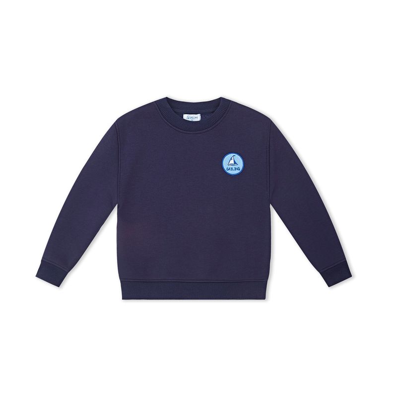 Sailing Jungen Sweatshirt SL-Sailor mit Innenfleece – Warmer Pullover für Kinder – Weich, Bequem & Strapazierfähig – Für Frühling, Herbst & Winter