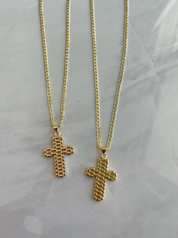 ROLEX CROSS NECKLACE