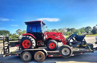 3 hours tractor work rental.