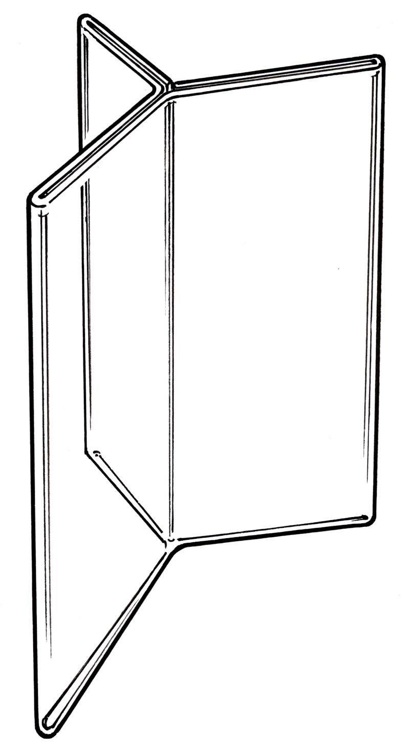 3- Winged Menu Holder DLE