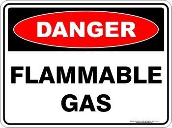 Danger Flammable Gas