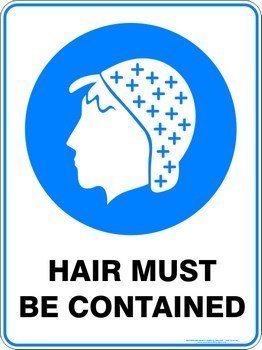 Mandatory Hair Must Be Contained