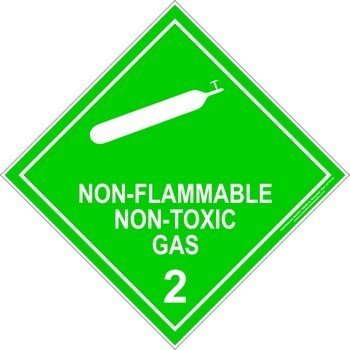 Non-Flammable Non-Toxic Gas 2 White