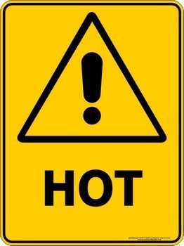 Warning Hot