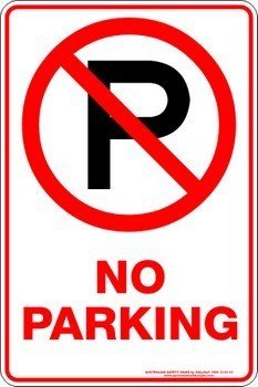 Carpark No Parking P