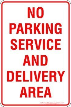 Carpark No Parking Service And Delivery Area