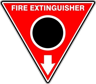 Fire Extinguisher Id Marker Tri Co2