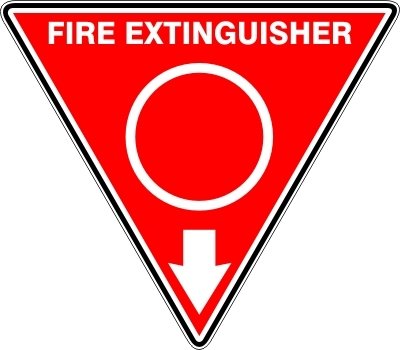 Fire Extinguisher Id Marker Tri Water