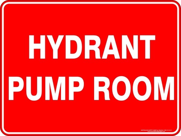 Fire Hydrant Pump Room