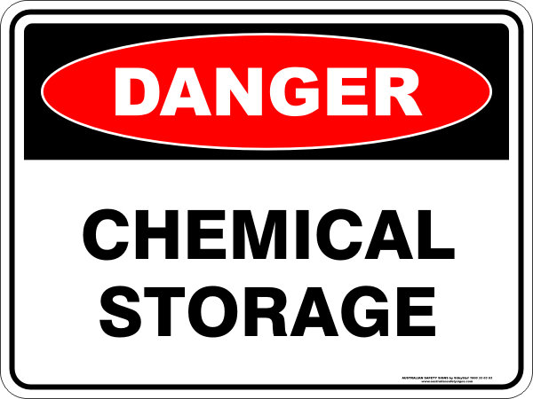 Danger Chemical Storage