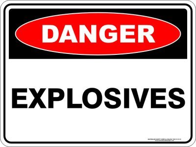 Danger Explosives