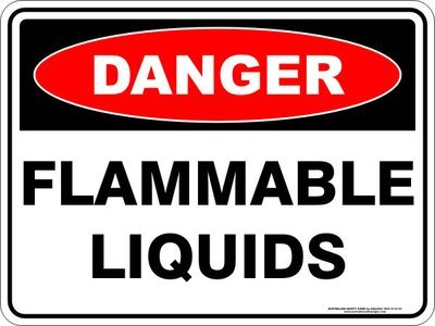 Danger Flammable Liquids