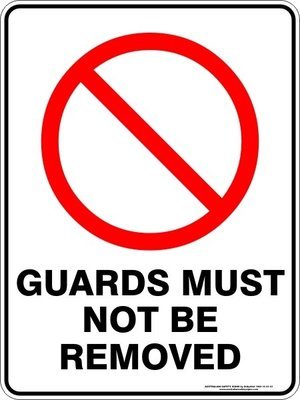 Prohibition Guards Must Not Be Removed