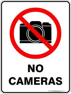 Prohibition No Cameras