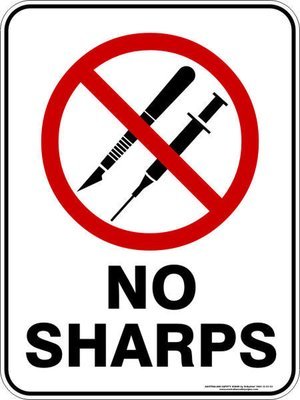 Prohibition No Sharps