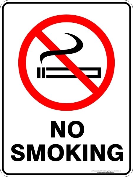 Prohibition No Smoking
