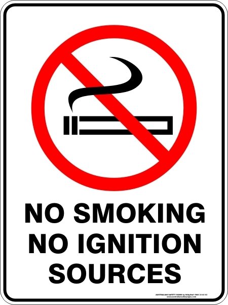 Prohibition No Smoking No Ignition Sources