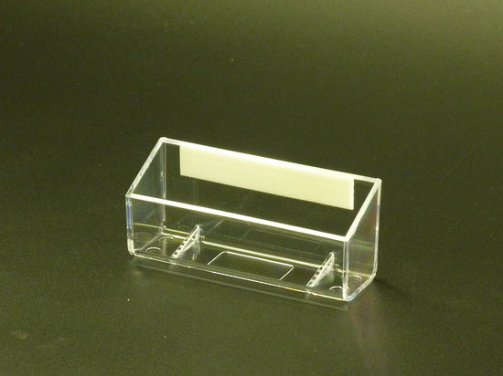 Business Card Holder, Landscape, Single Pocket, Wall Mounting, includes tape . BP55