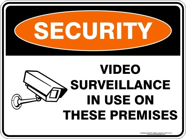 Security Video Surveillance In Use On These Premises 2