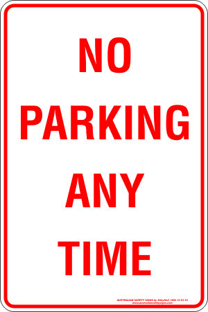 Carpark No Parking Any Time