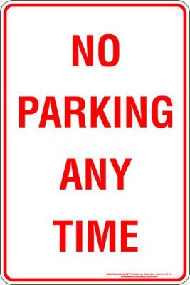 Carpark No Parking Any Time