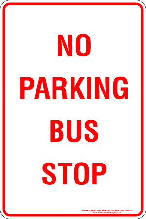 Carpark No Parking Bus Stop