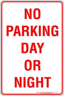 Carpark No Parking Day Or Night