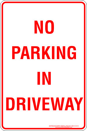 Carpark No Parking In Driveway