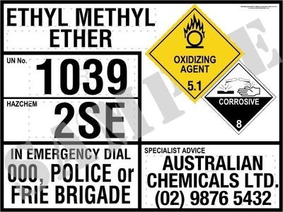 Emergency Information Panel Single Sub-Risk Sample