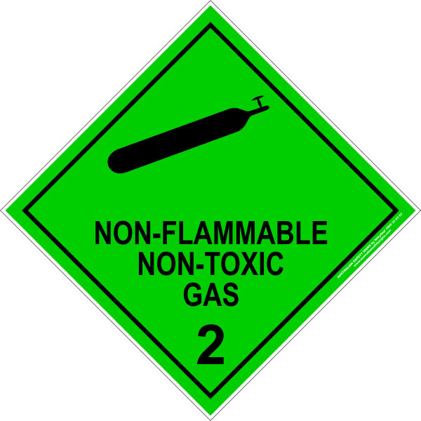 Non-Flammable Non-Toxic Gas 2 Black